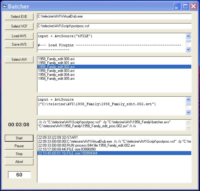 Telecine, Software